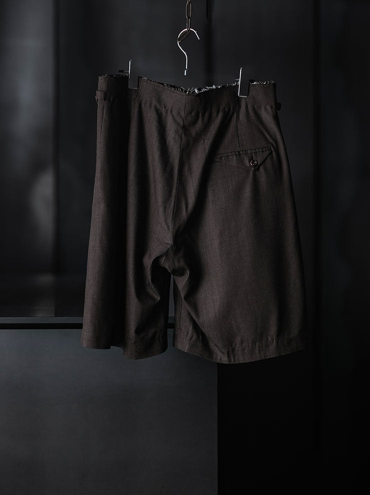 MONAD<br>Murray Tailored Shorts / Brown