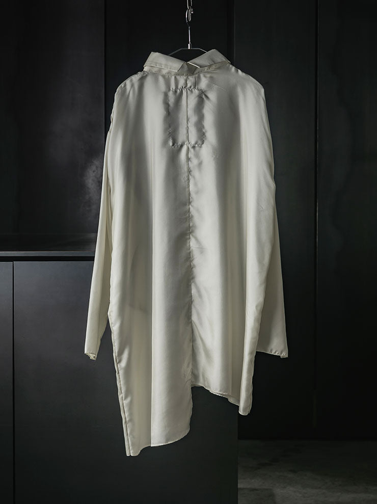 IA LONDON<br>UNBALANCED SHIRT / CORSET PRINT