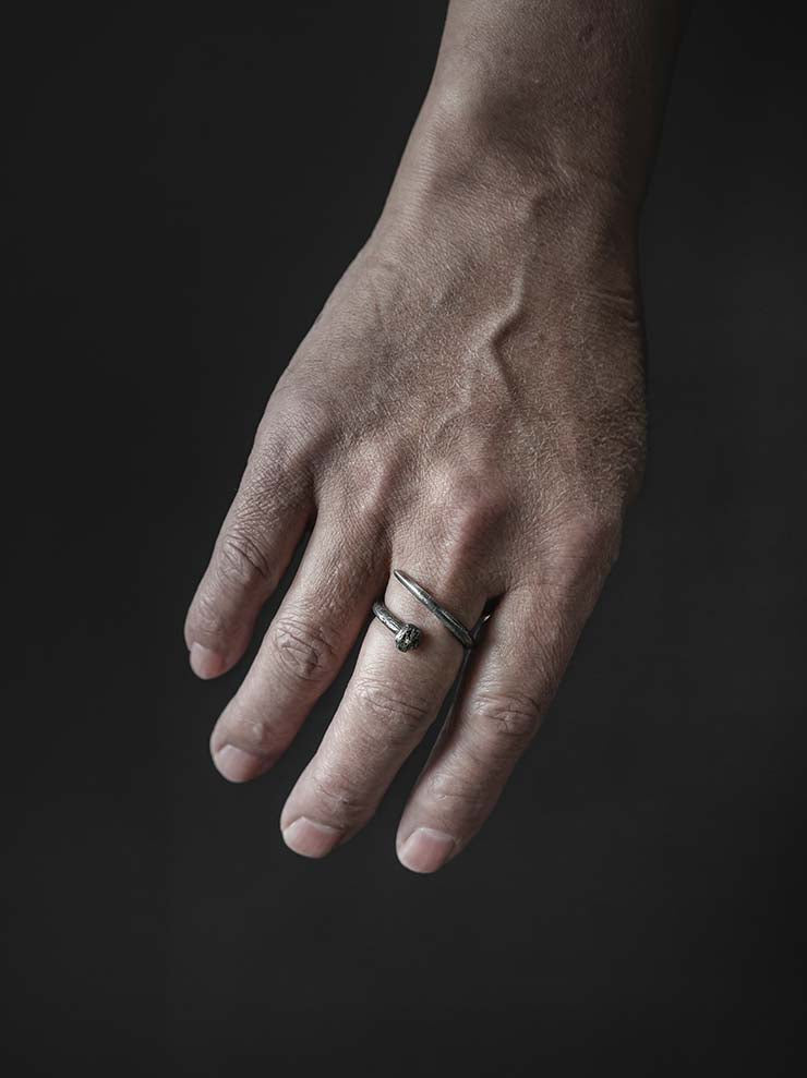 DETAJ <br>SILVER RING / RE-R11