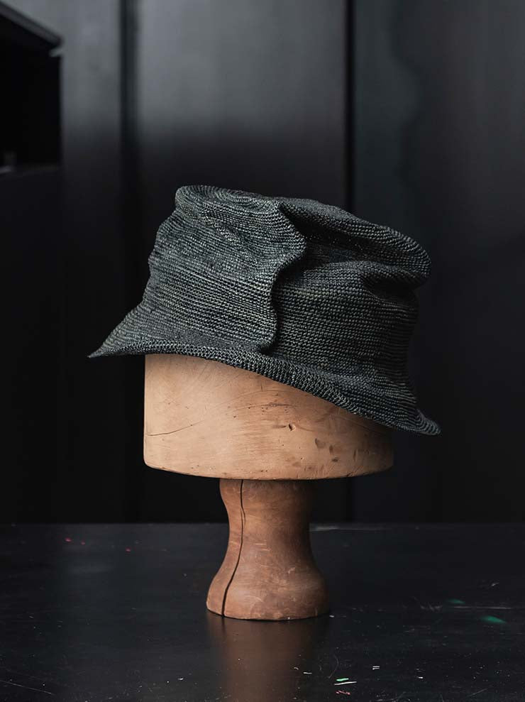 HORISAKI<br> ONE OF A KIND COLLECTION Tequilla Straw Hat SHPVPK005 / PV PETROL