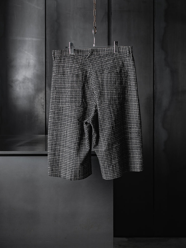 individual sentiments<br />UNISEX ベーシック5ポケットショーツ / BLACK