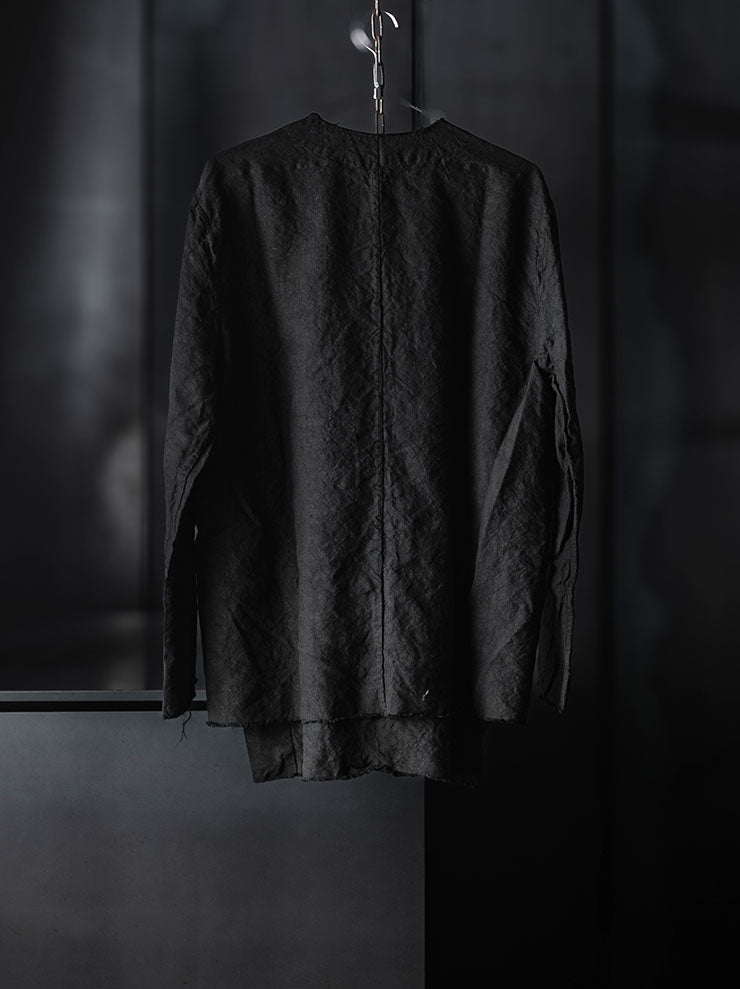 MONAD<br>Clarkson Tunic / Handdyed Black