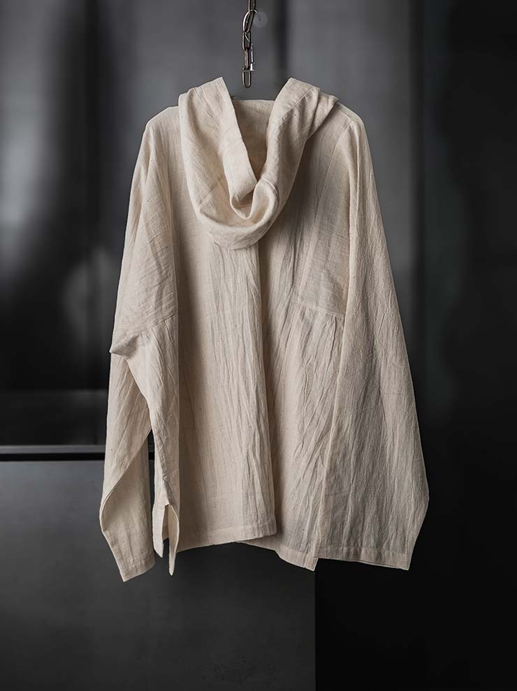 GATHERING<br>Fisherman Hoodie / NATURAL