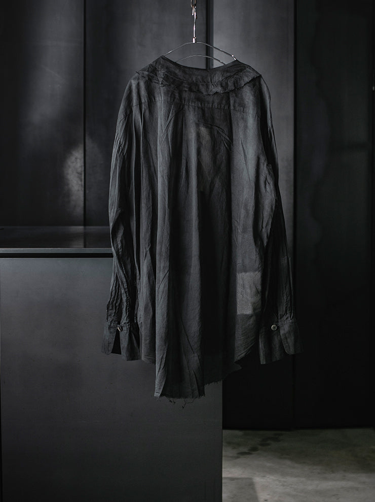 ATELIER SUPPAN<br>WOMENS Torn SHIRT long sleeve / E26-54