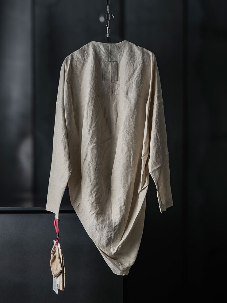 UMA WANG<br>WOMENS TATE TOP / OFF WHITE
