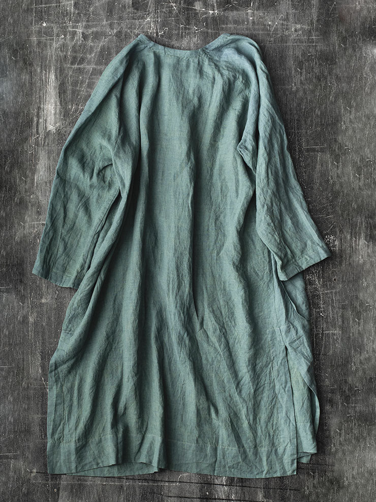 ATELIER SUPPAN<br> WOMENS LINEN LONG JACKET
