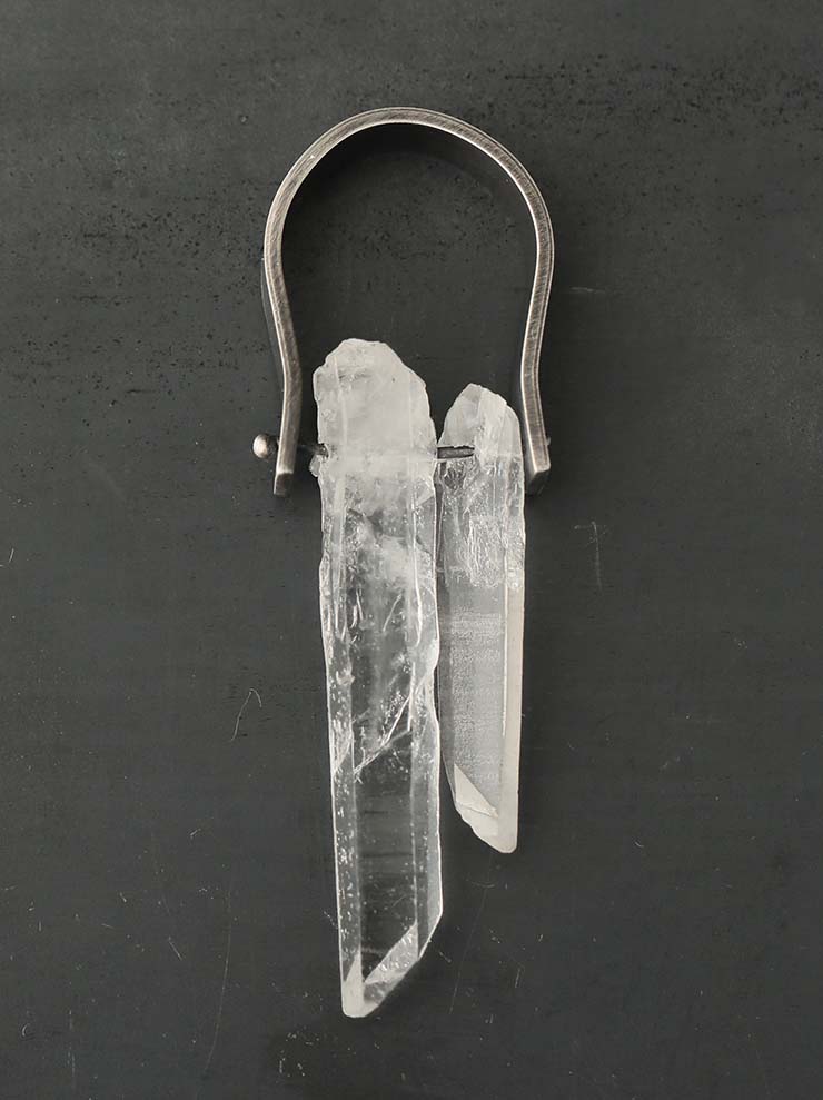 DETAJ<br> MINERAL SILVER RING