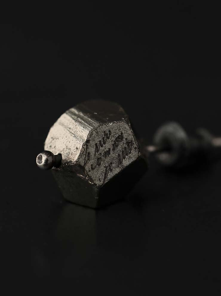 DETAJ<br>MINERAL SILVER EARRING