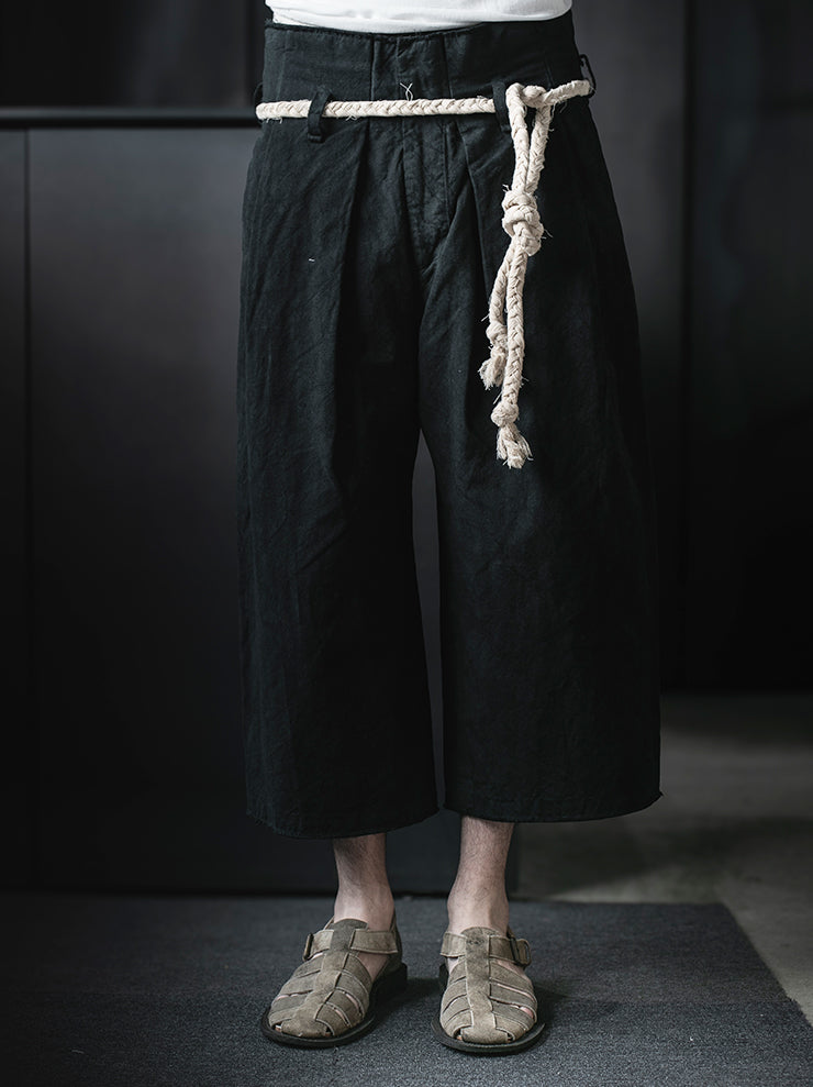 MONAD<br>Nakamura Shorts / Handdyed GreyNakamura-Shorts