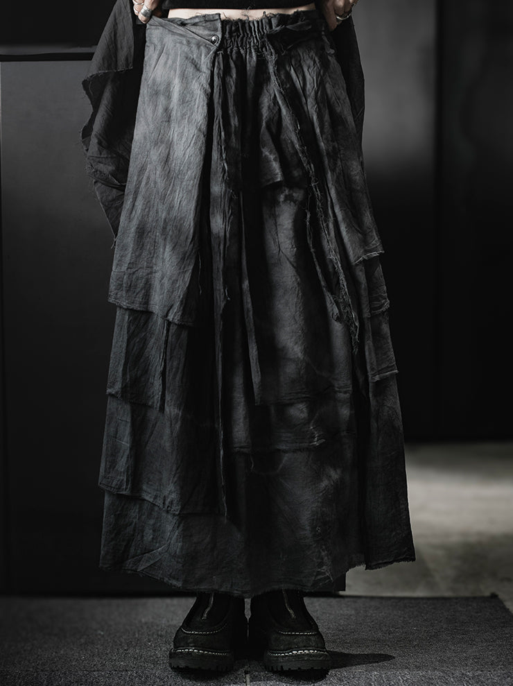 ATELIER SUPPAN<br>WOMENS Torn Skirt / E26-48