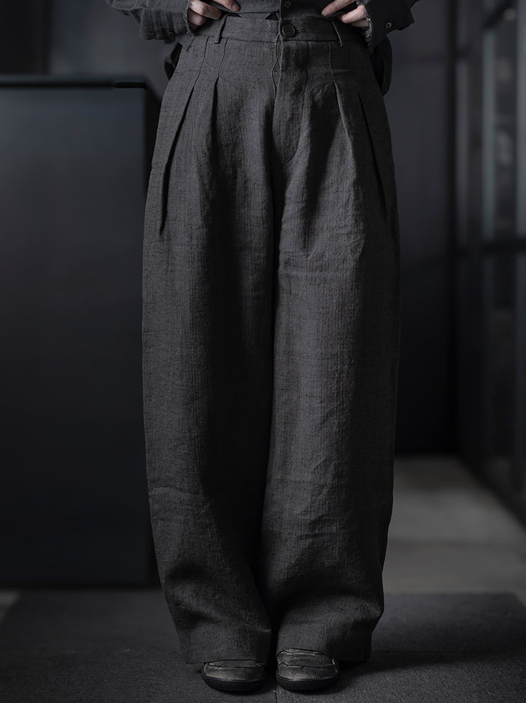 K'ANG<br>UNISEX EXTRA LARGE FIT TROUSERS / DARK GREY