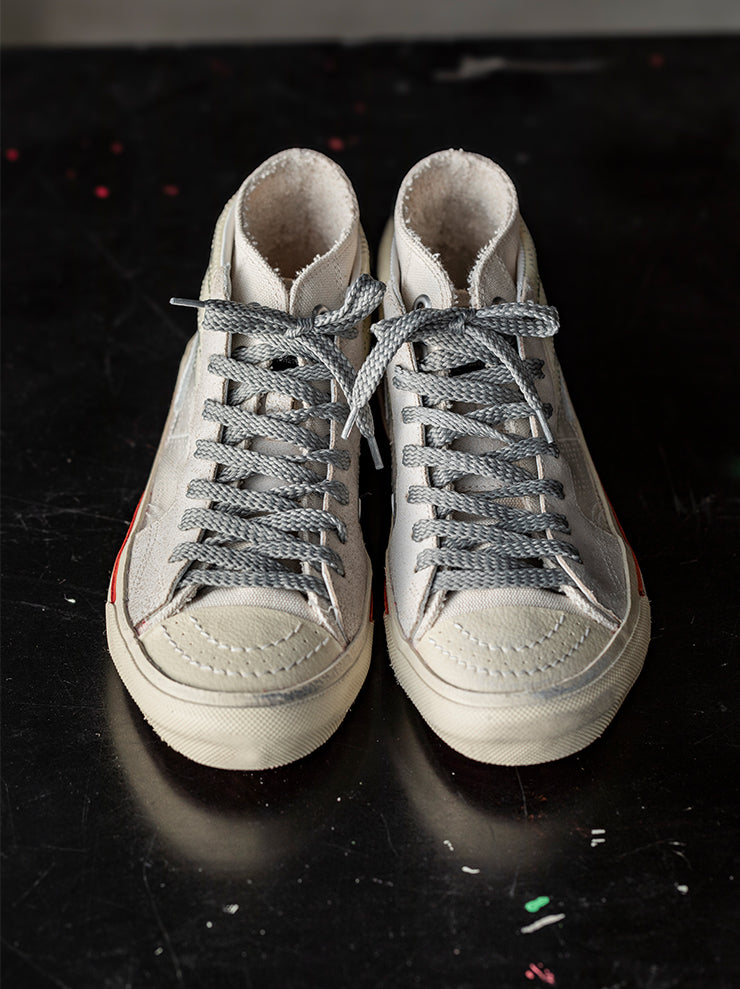 HIDNANDER<br>WOMENS ハイカットスニーカー / Off White