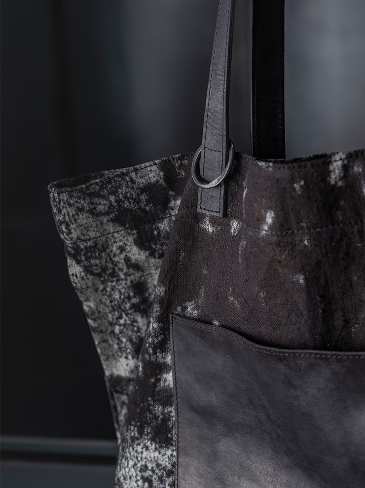 Tagliovivo<br> Hemp shopper bag H.D. HEMP + H.D. HORSE / ABYSS