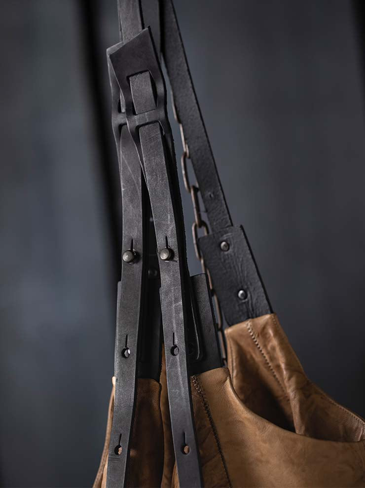 ISAAC SELLAM<br> Tote bag / CAMEL