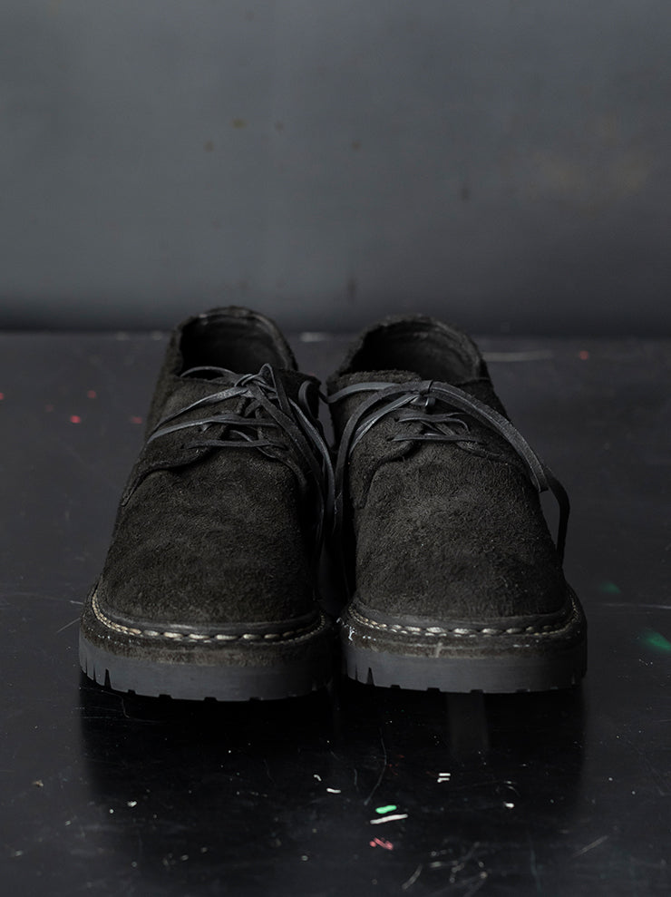 GUIDI<br>MENS クラシックダービーシューズ 792V_N BLKT / BISON REVERSE