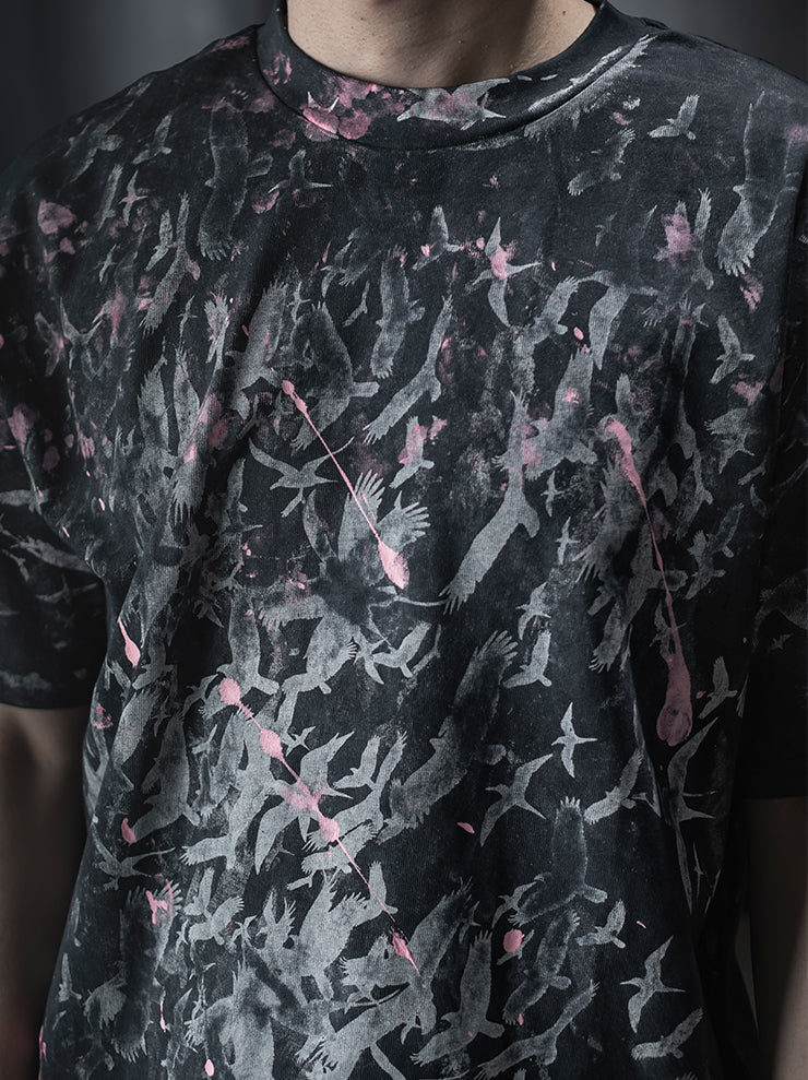 SIMEON FARRAR<br />UNISEX オーバーサイズTシャツ/ BLACK