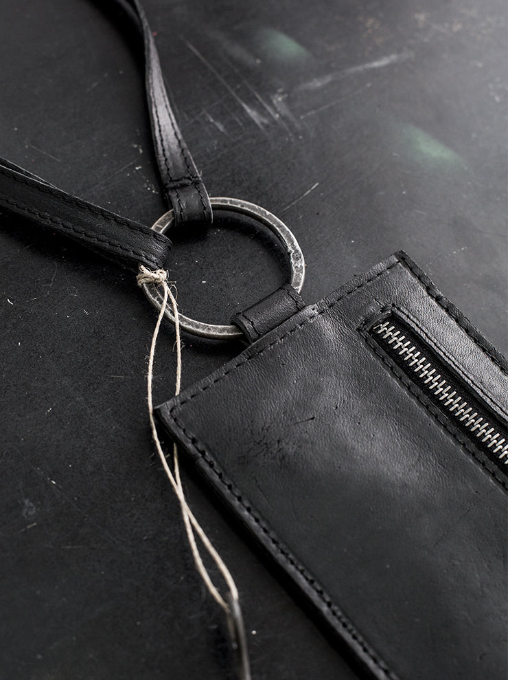 tagliovivo<br> Ring card holder BLACK
