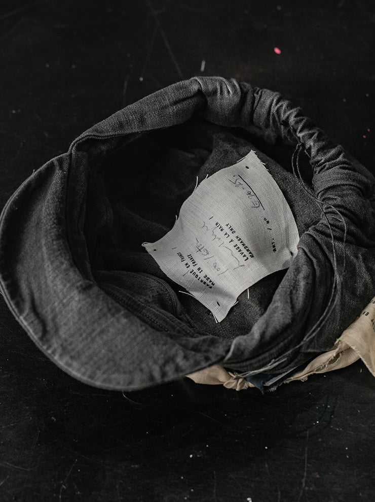 ATELIER SUPPAN<br>Overdyed small brown CAP / E26-25