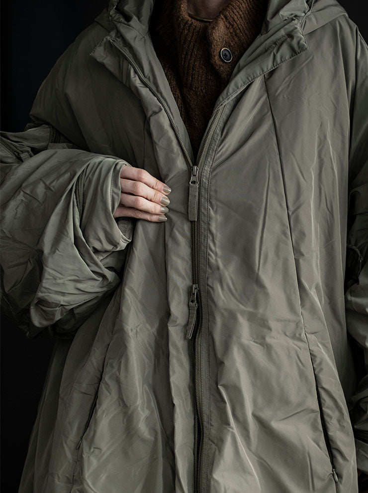 RUNDHOLZ DIP<br> WOMENS loose silhouette down coat / SCHILF