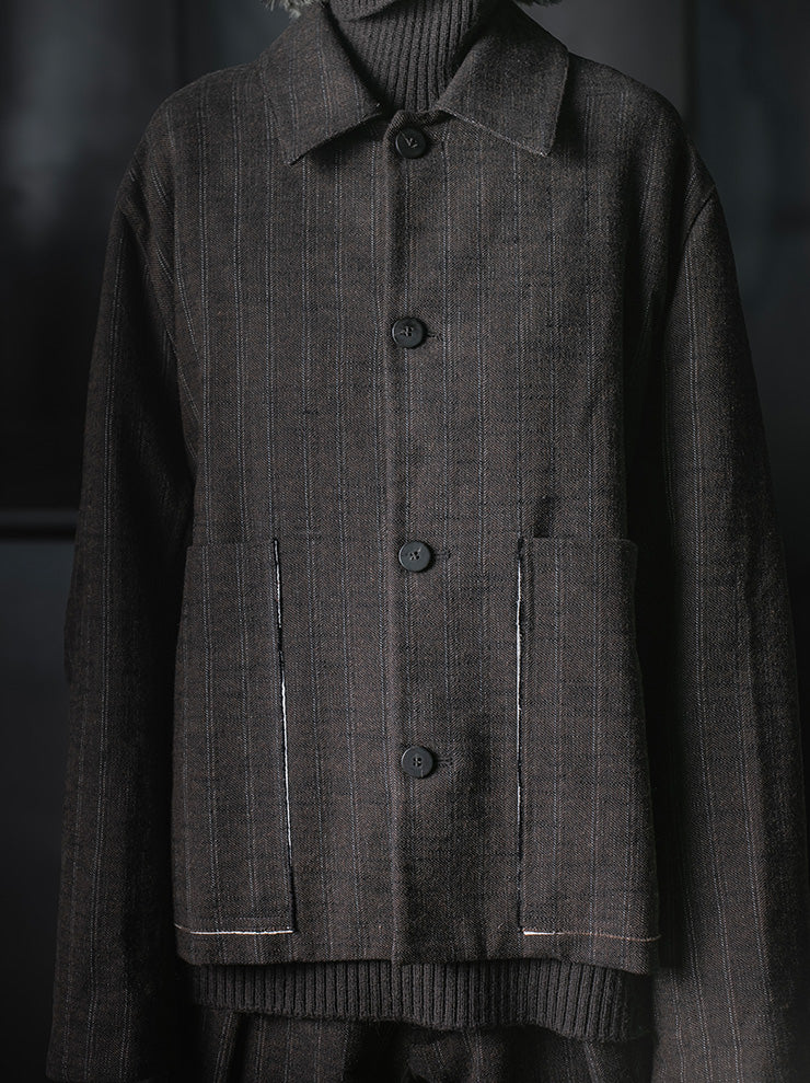 WRIGHT + DOYLE<br>UNISEX ATHIR JACKET / BARK