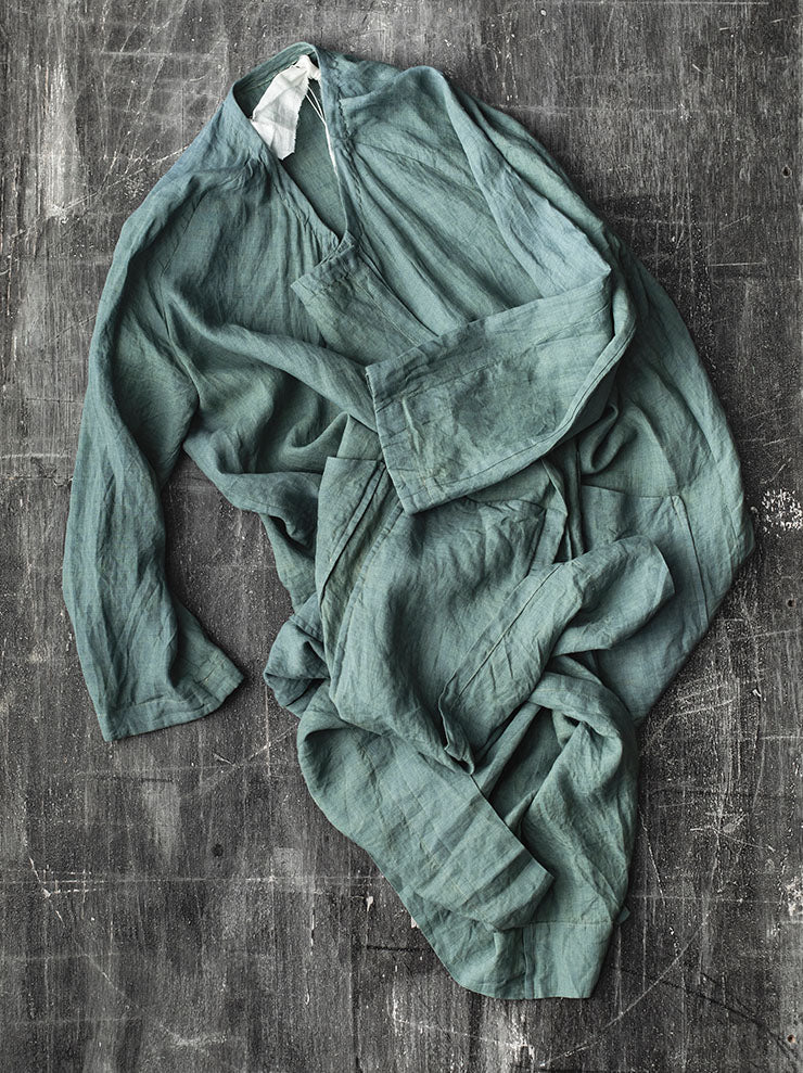 ATELIER SUPPAN<br> WOMENS LINEN LONG JACKET