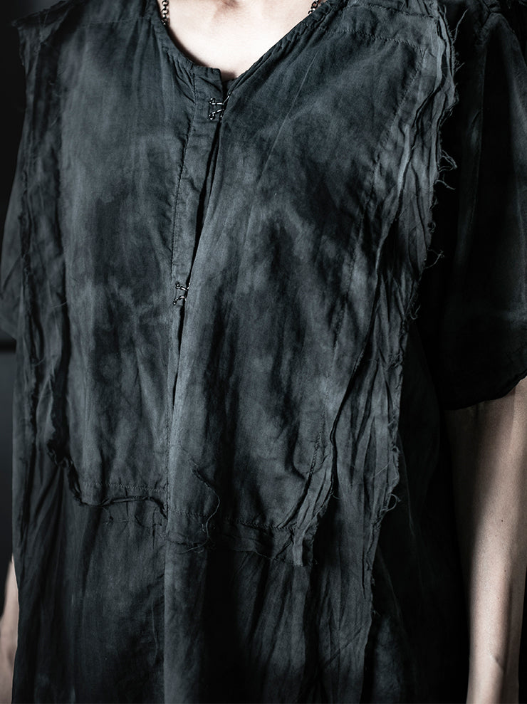 ATELIER SUPPAN<br>WOMENS Torn SHIRT short sleeve / E26-55