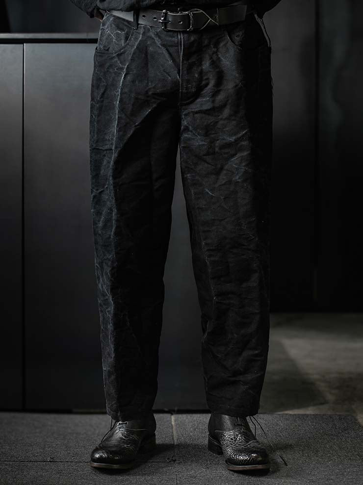 P.R.PATTERSON<br>SELVEDGE NETTLE JEANS / BLACK