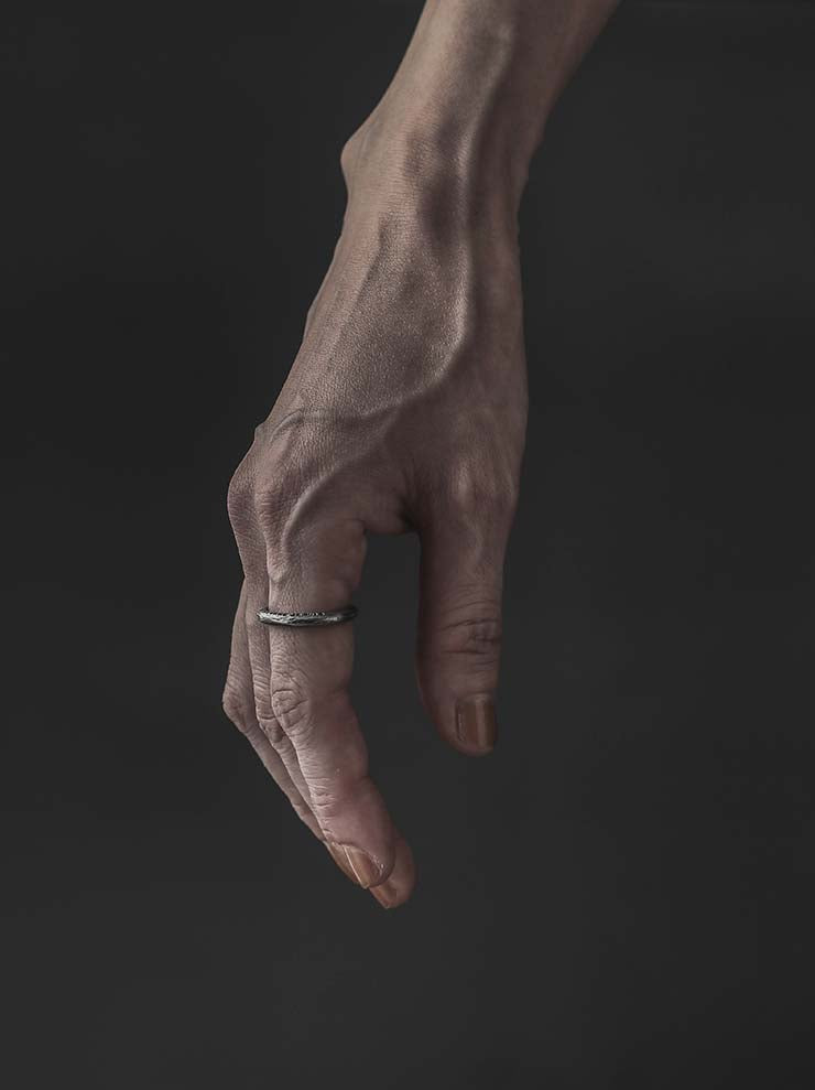 DETAJ<br>MINERAL SILVER RING
