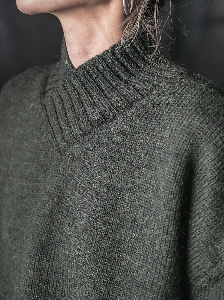WRIGHT + DOYLE<br>UNISEX プルオーバーニット / MOSS
