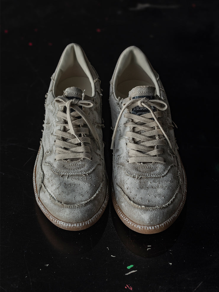 HIDNANDER<br>MENS ローカットスニーカー / White Covered