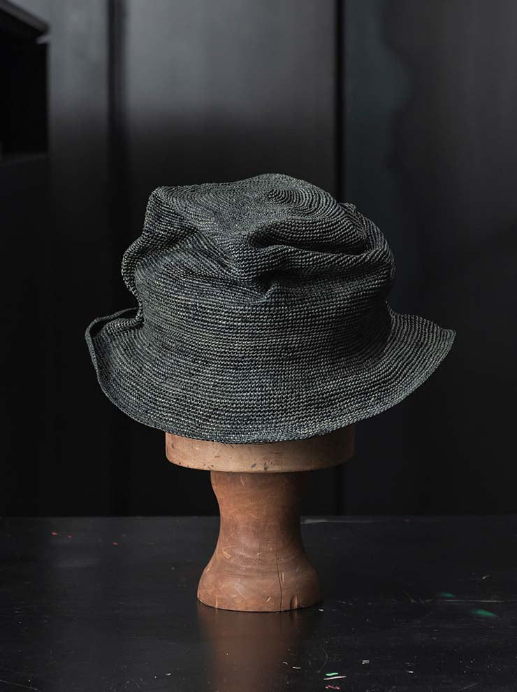 HORISAKI<br> ONE OF A KIND COLLECTION Tequilla Straw Hat SHPVPK005 / PV PETROL