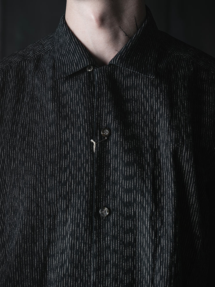 individual sentiments<br />UNISEX ボーリングシャツ / BLACK