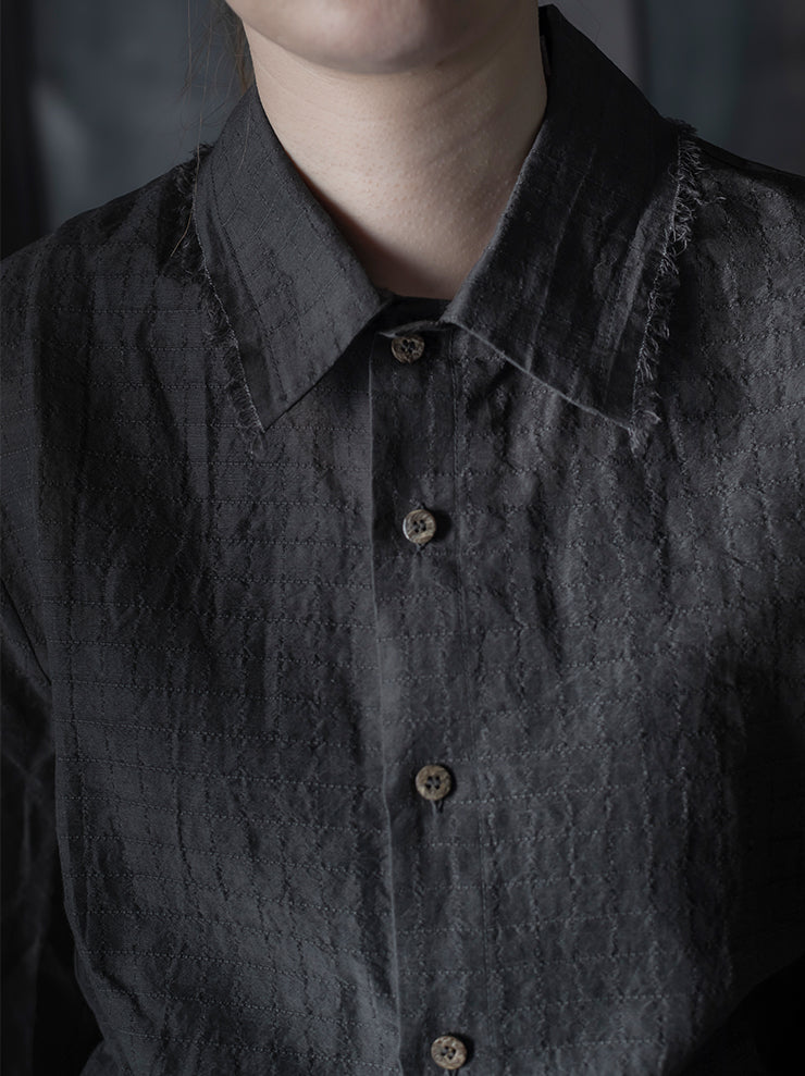 K'ANG<br>UNISEX MIDFIT SHIRTS / DARK GREY