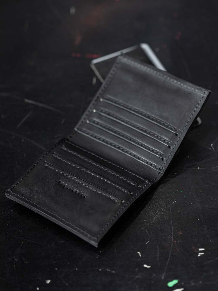 Tagliovivo<br> Bifold Wallet CULATTA REVERSE / BLACK<br> - exclusive for 24th of AUGUST -