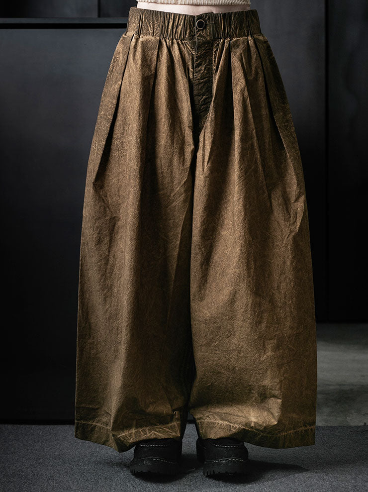 UMA WANG<br>WOMENS POETIC PANTS / MUSTARD