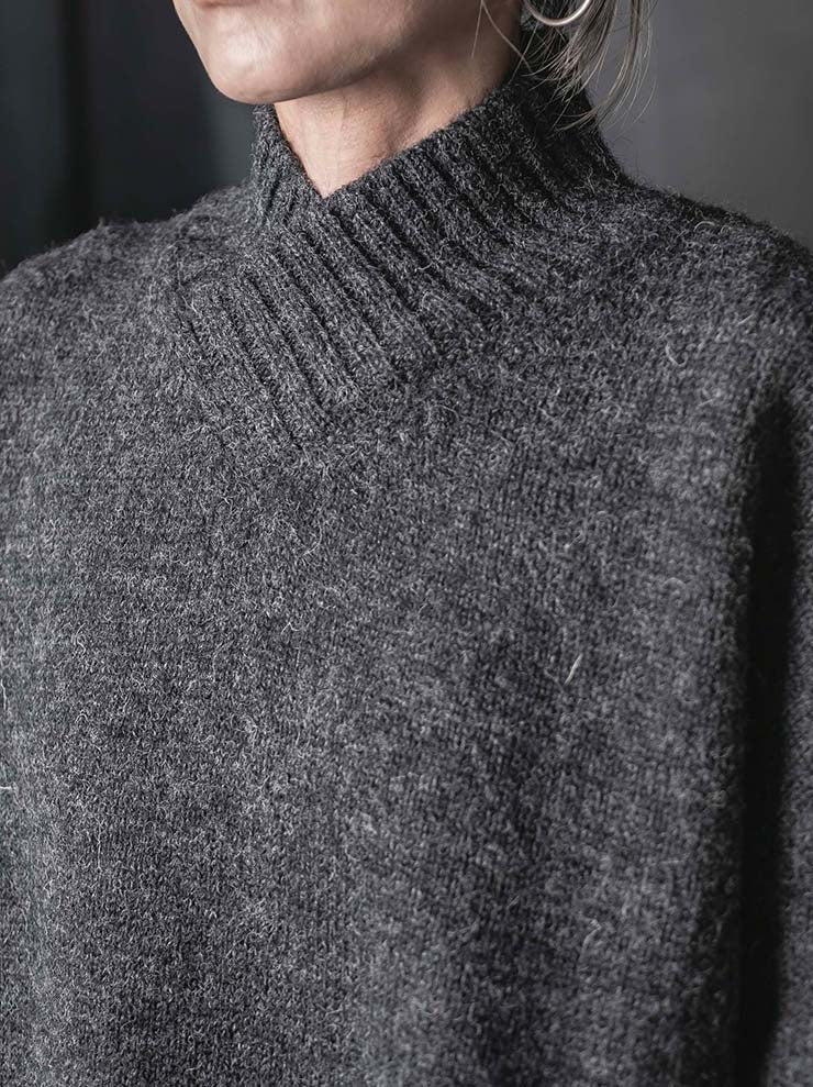 WRIGHT + DOYLE<br>UNISEX プルオーバーニット / CHARCOAL