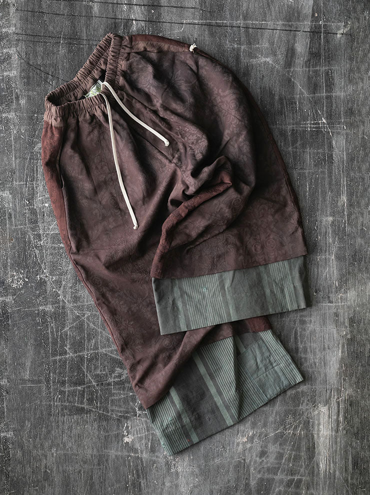 By Walid<br>MENS MCLAREN TROUSER / BROWN / SIZE L