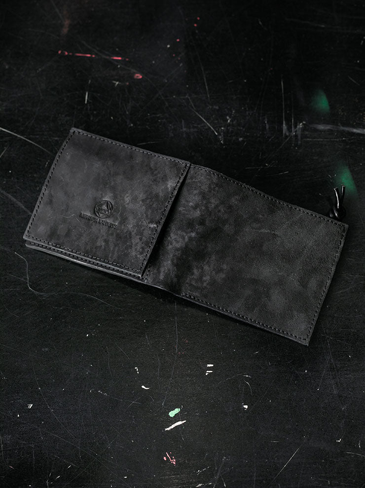 MDK – MIRANDA KALOUDIS<br>MINIMALISTIC MEN WALLET / HORSE LEATHER / BLACK
