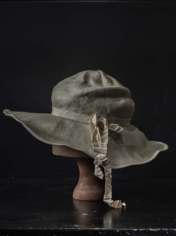 HORISAKI<br> Straw hat SS24 LE No.10 / IRON