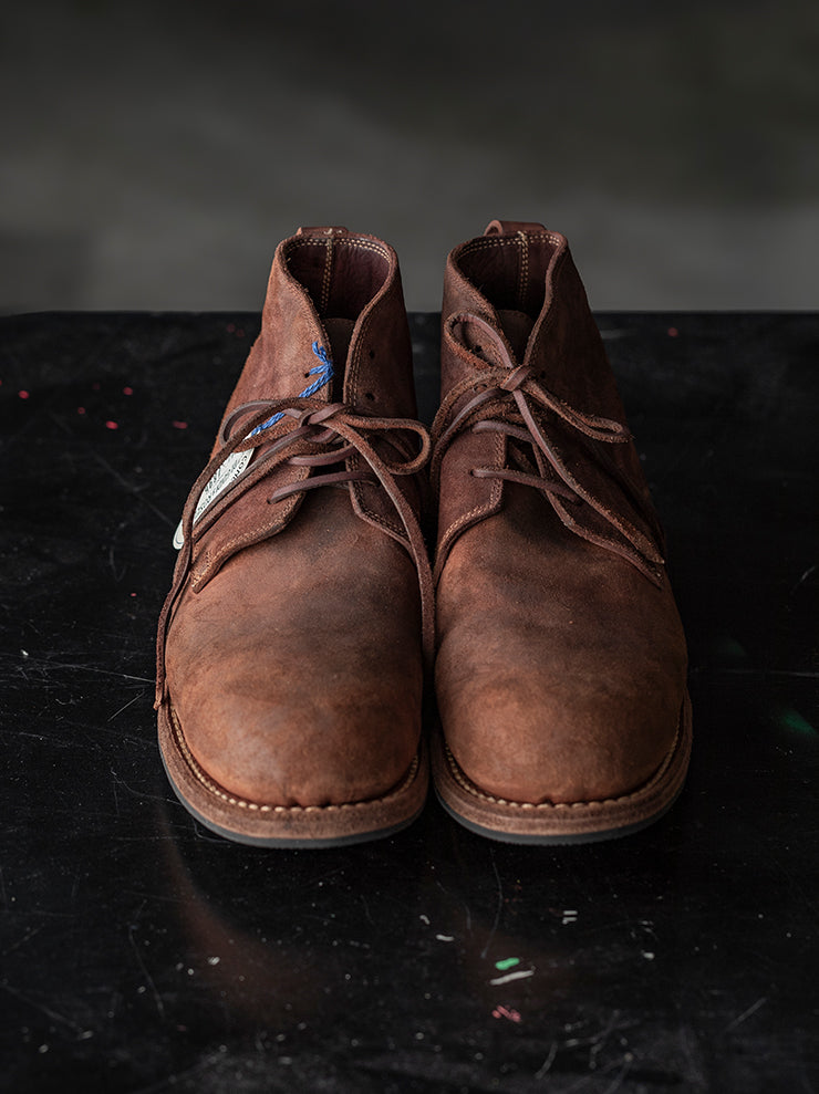 GUIDI & ROSELLINI<br>MENS デザートブーツ RUGGERO_OLD AT / VACCHETTA REVERSE