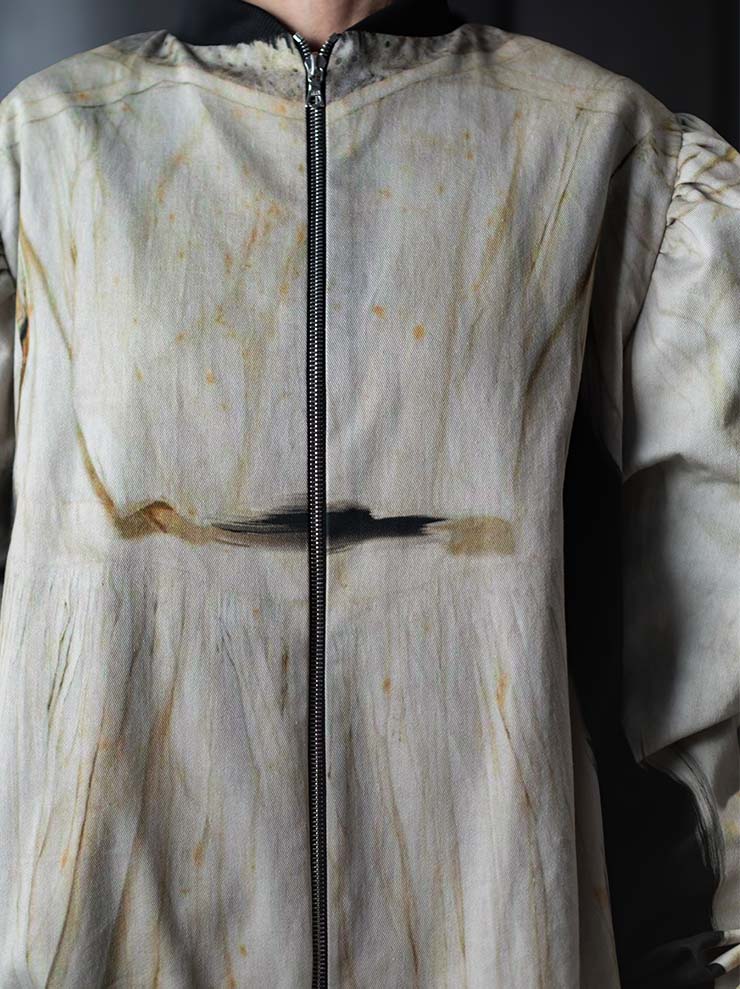 IA LONDON<br> WOMENS VICTORIA BOMBER JACKET / MAIDEN DRESS PRINT