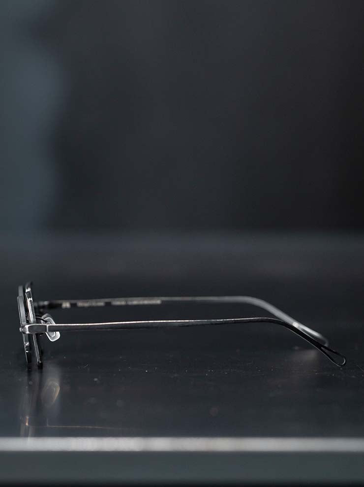 RIGARDS<br/>TITANIUM & ALUMINUM フレームサングラス / BLACK FRAME x BLACK CLIP / RG1921TI