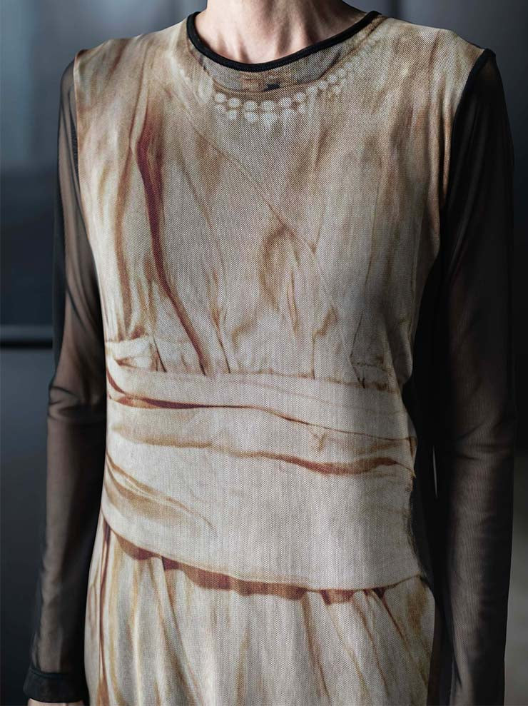 IA LONDON<br> WOMENS A-LINE FITTED MIDI DRESS / SATEEN CAMISOLE