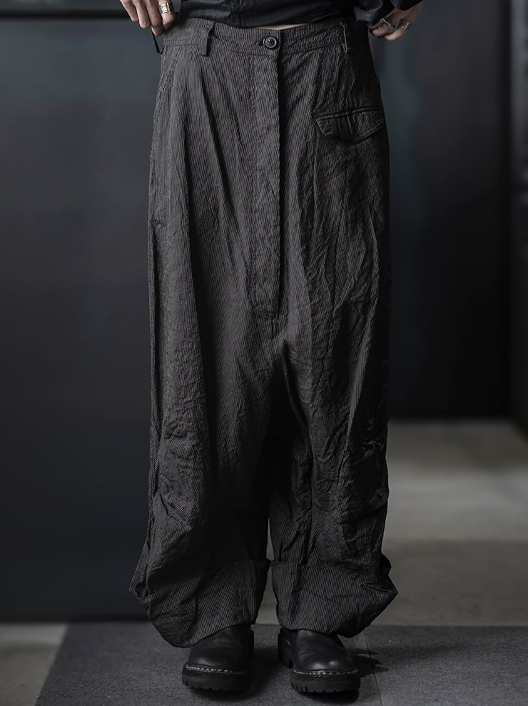 RUNDHOLZ<br> WOMENS PANTS / black stripe