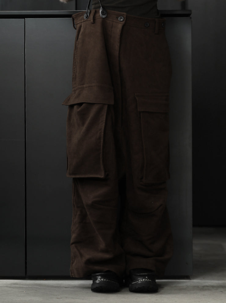 RUNDHOLZ DIP<br> WOMENS Work Sarouel Pants / KHAKI