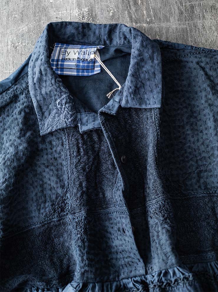 By Walid<br> WOMENS WEDNESDAY DRESS / INDIGO / SIZE S