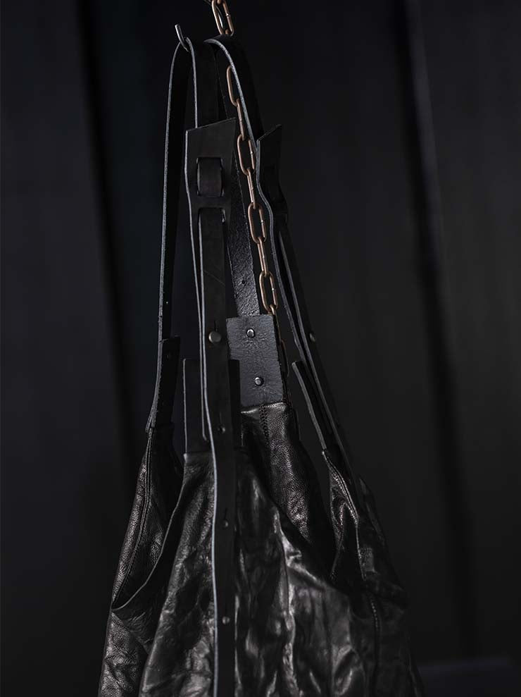 ISAAC SELLAM<br> Tote bag / NOIR