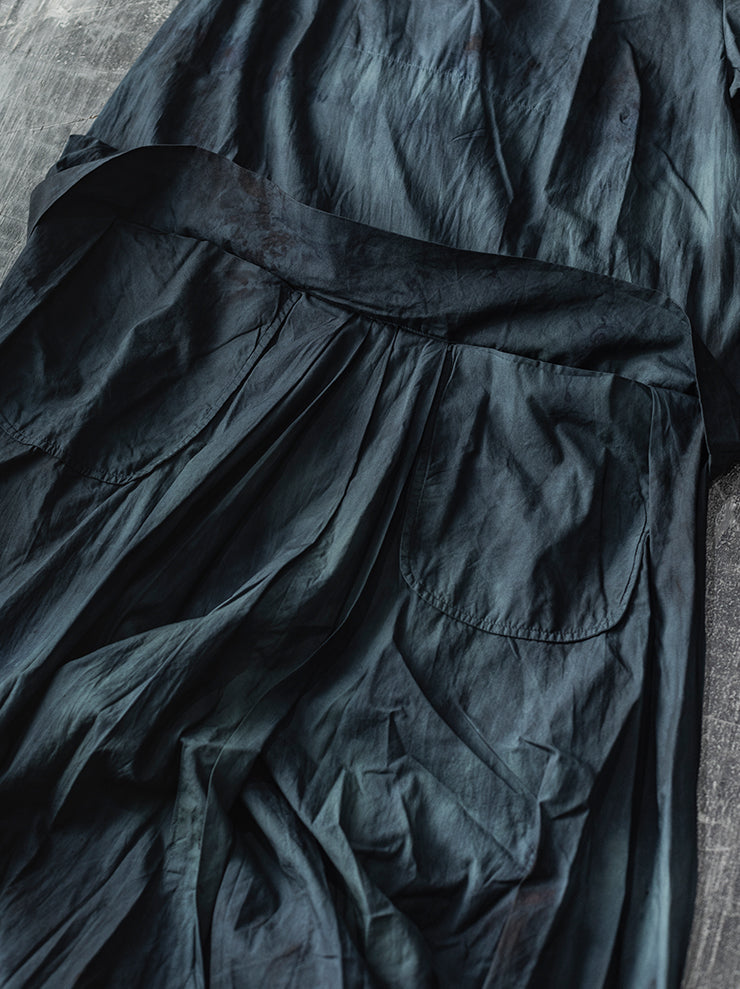 ATELIER SUPPAN<br> WOMENS Blue-green dye dress