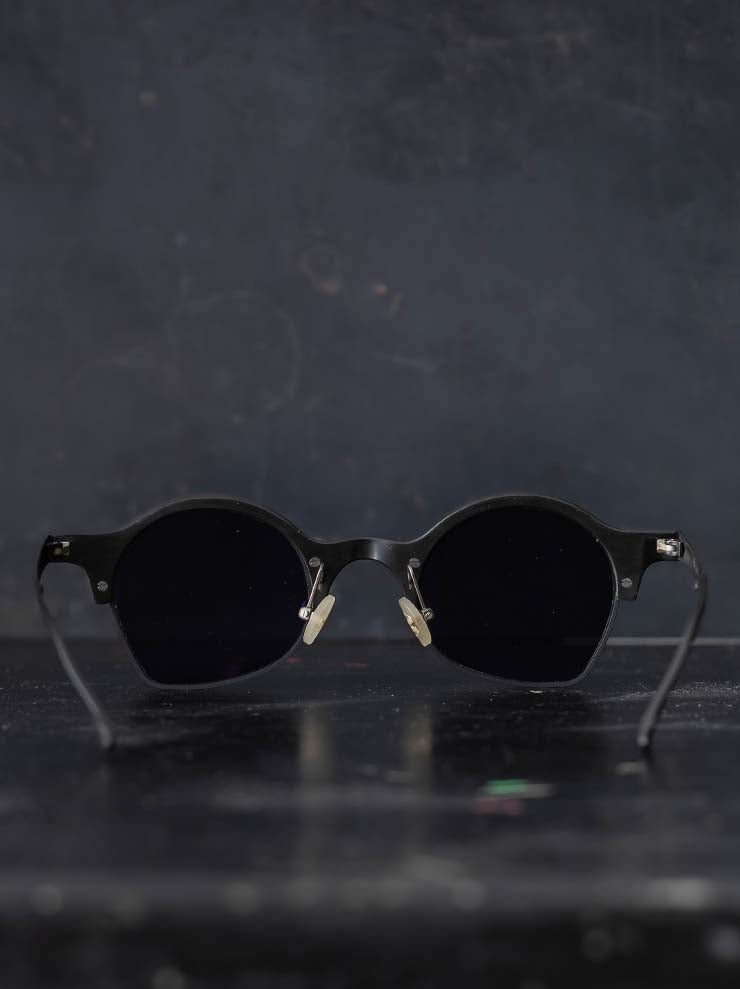 RIGARDS<br/>GENUINE HORN & TITANIUM フレームサングラス / BLACK / RG1928