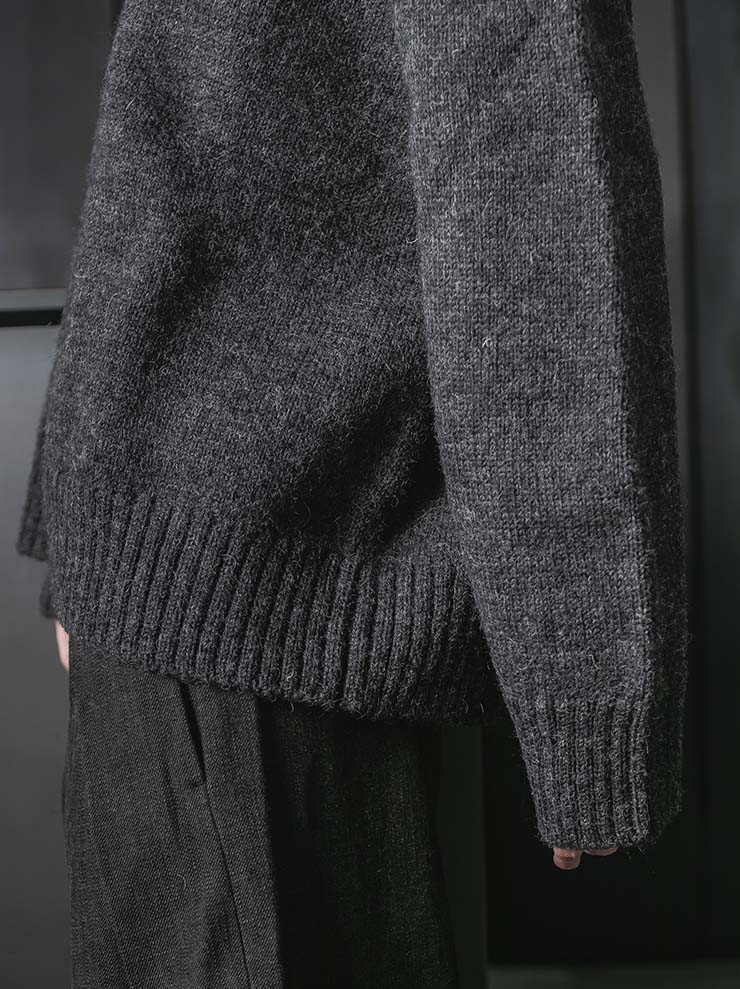 WRIGHT + DOYLE<br>UNISEX プルオーバーニット / CHARCOAL